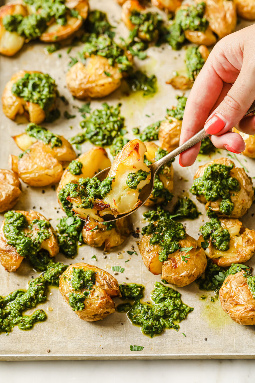 potatoes salsa verde