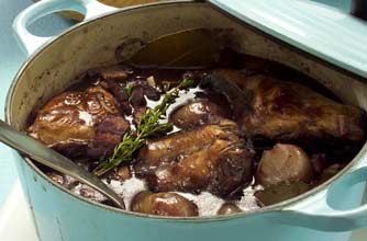 rabbit stewed with black pudding and cocoa easy royal sauce recipe