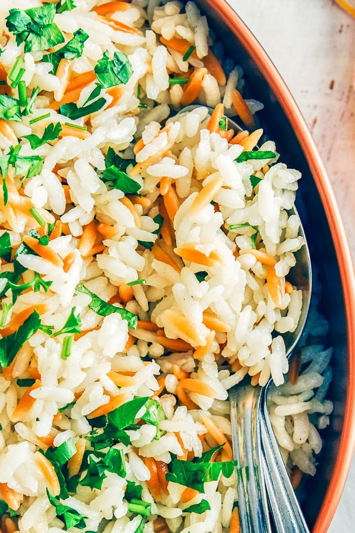 rice pilaf with turkey