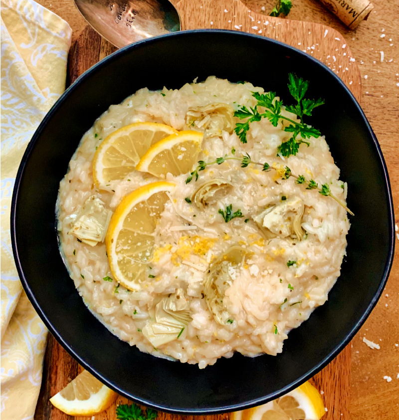 risotto with garnish