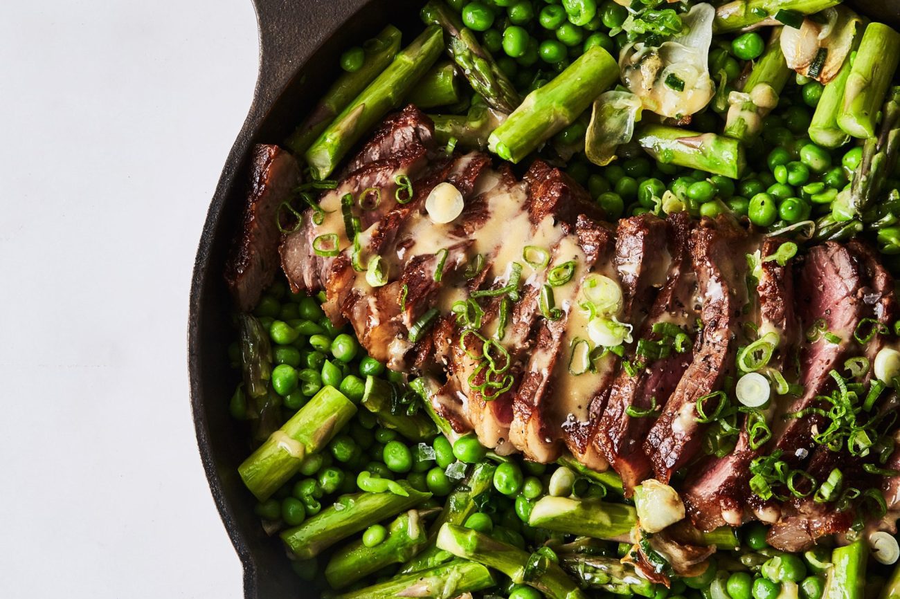 root asparagus steaks