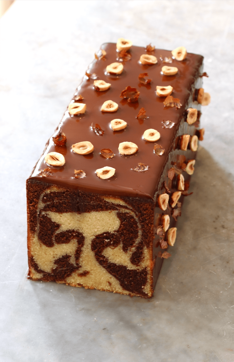 rubbed marble cake