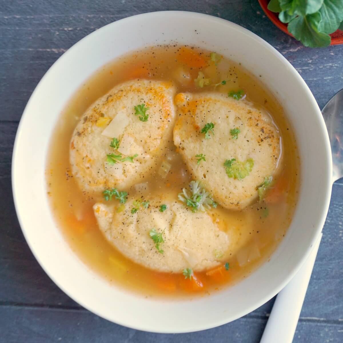 semolina dumplings with maple