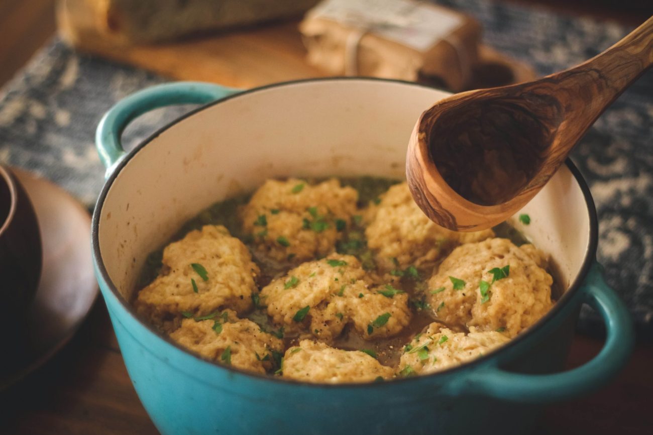 simple sourdough dumplings