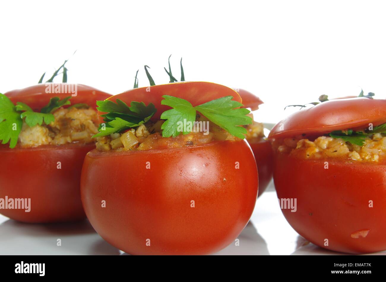 stuffed raw tomatoes