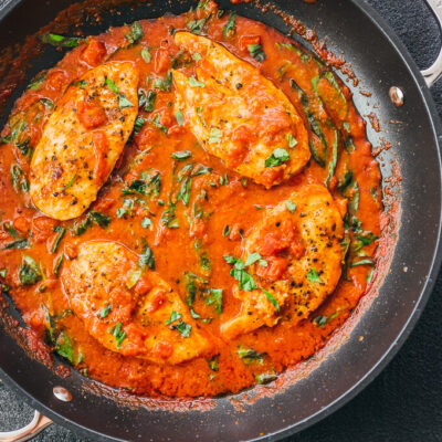 Tomato Chicken Fillet Recipe - Quickezrecipes.com