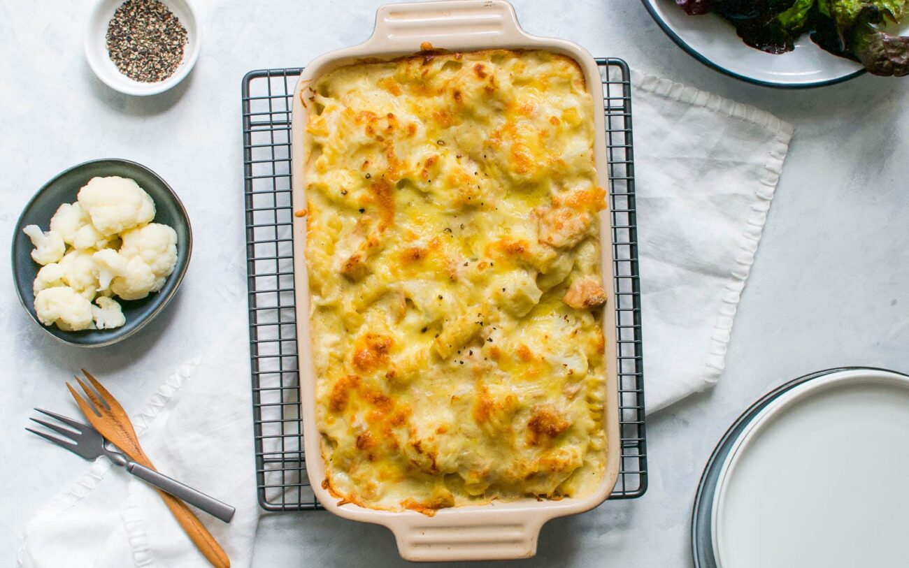 tuna and tomato pasta gratin