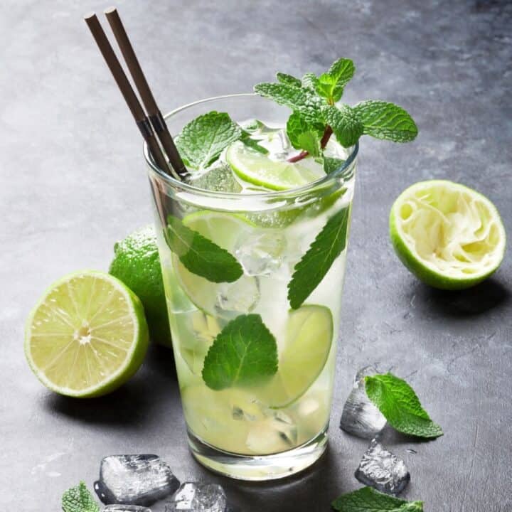 valentines day mojito with