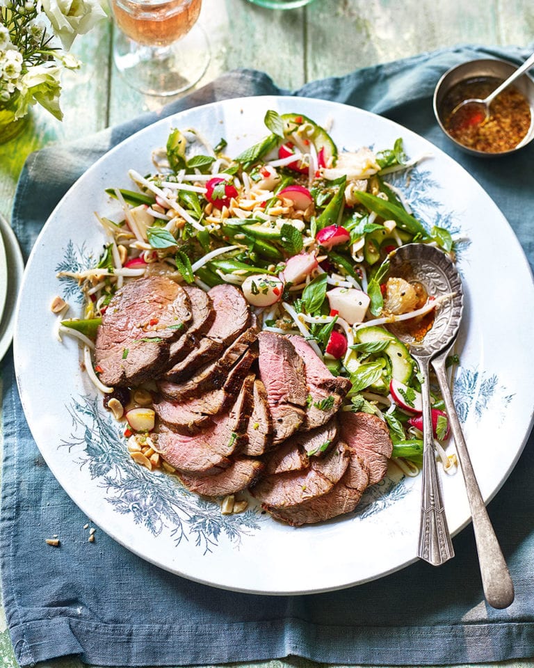 vietnamese grapefruit and veal salad an easy and summery recipe