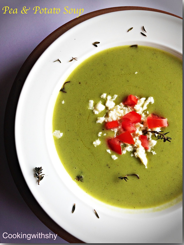 wallachian potato soup with peas