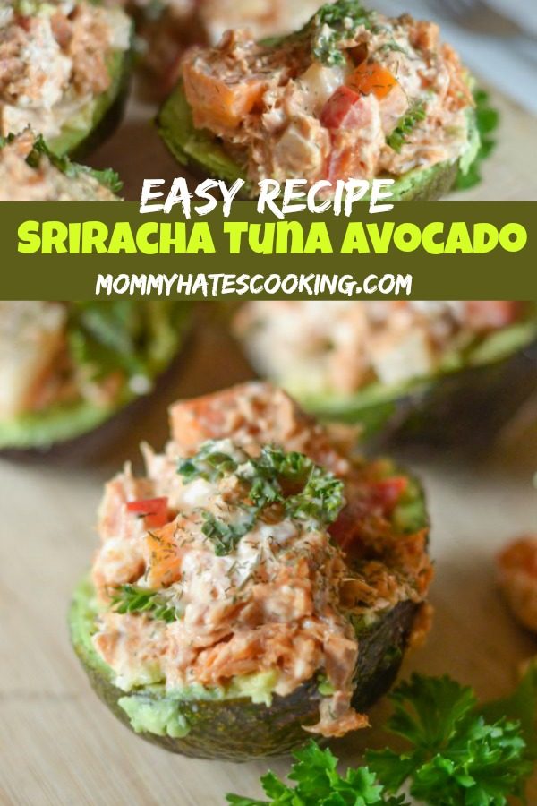 avocado stuffed with tuna