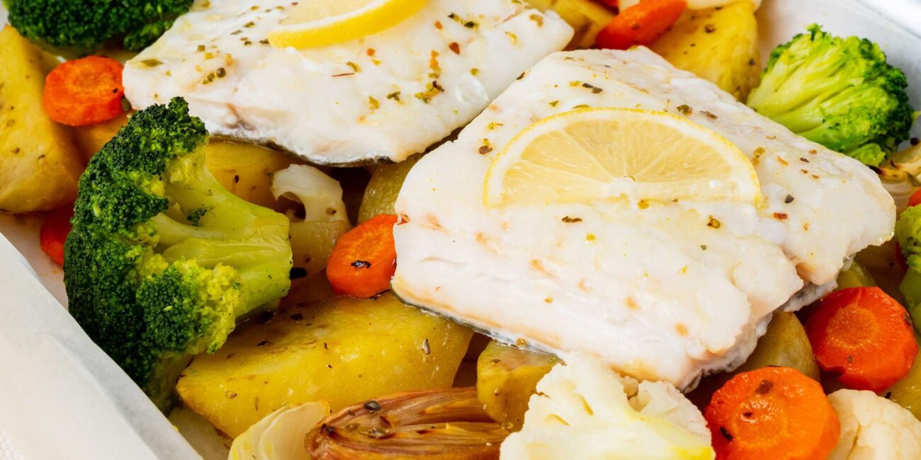 baked fish with vegetable recipes