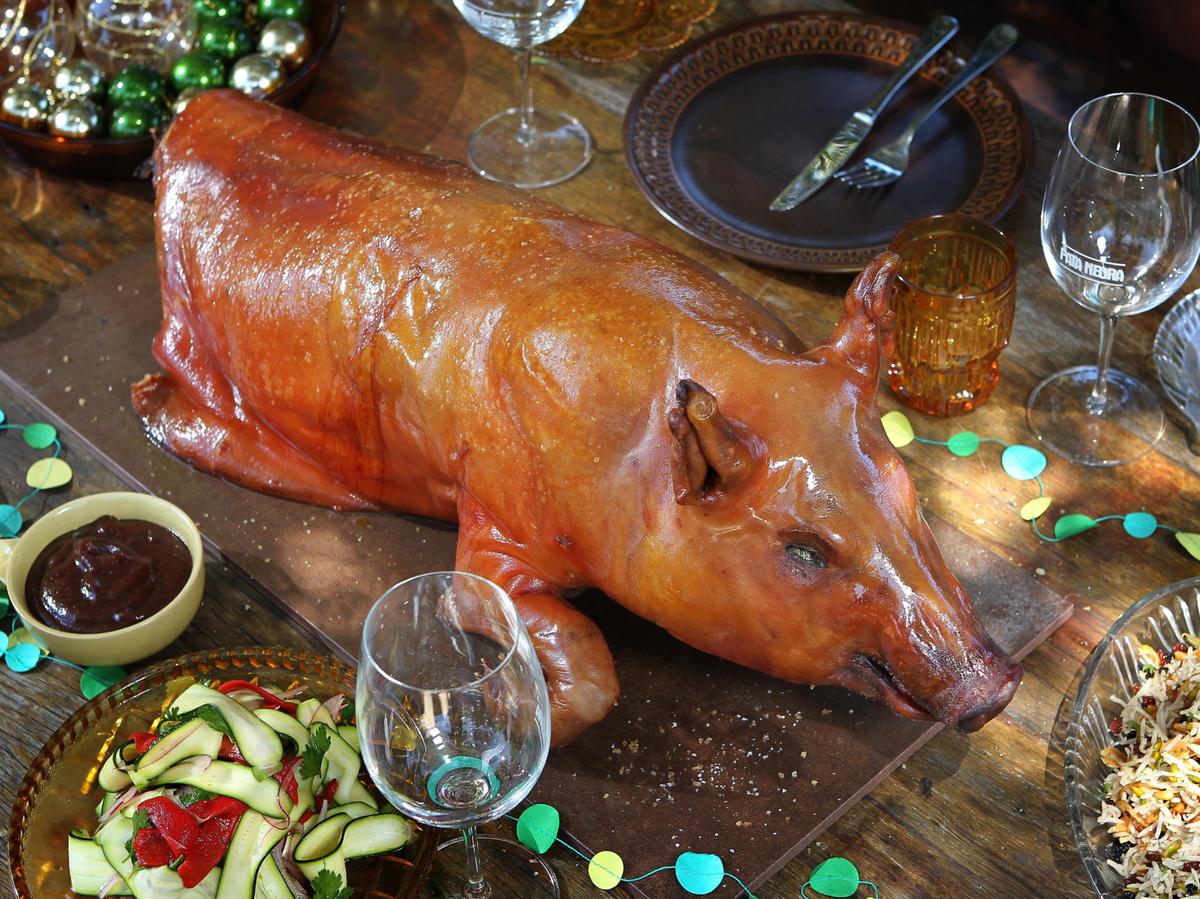 baked suckling pig the recipe for success on christmas eve