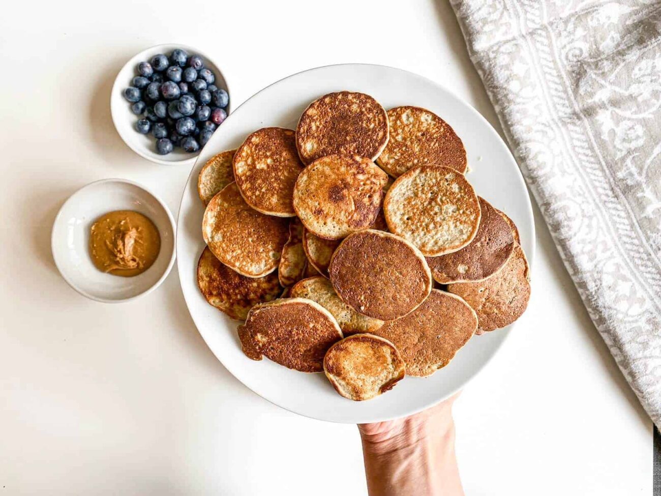 banana mini pancakes