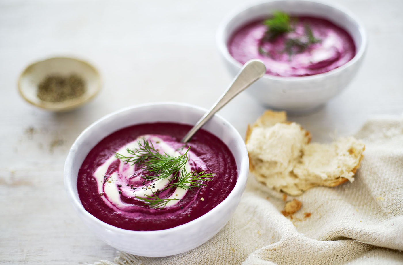 boiled beetroot with horseradish