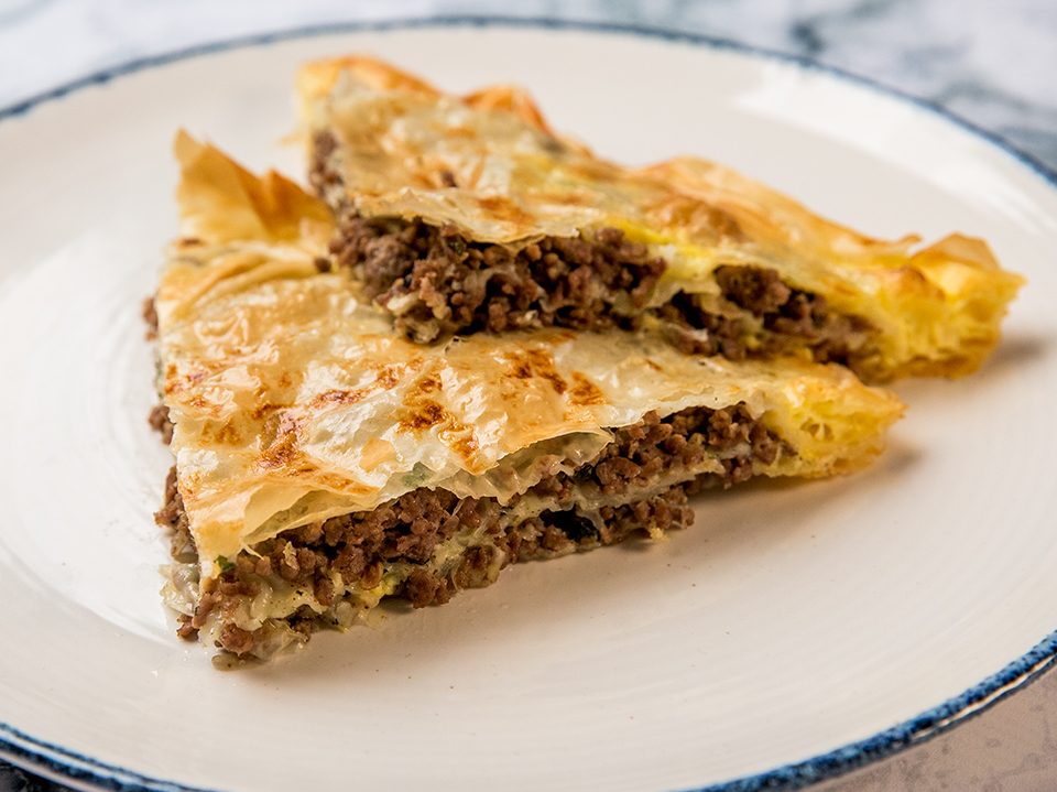 borek with meat filling