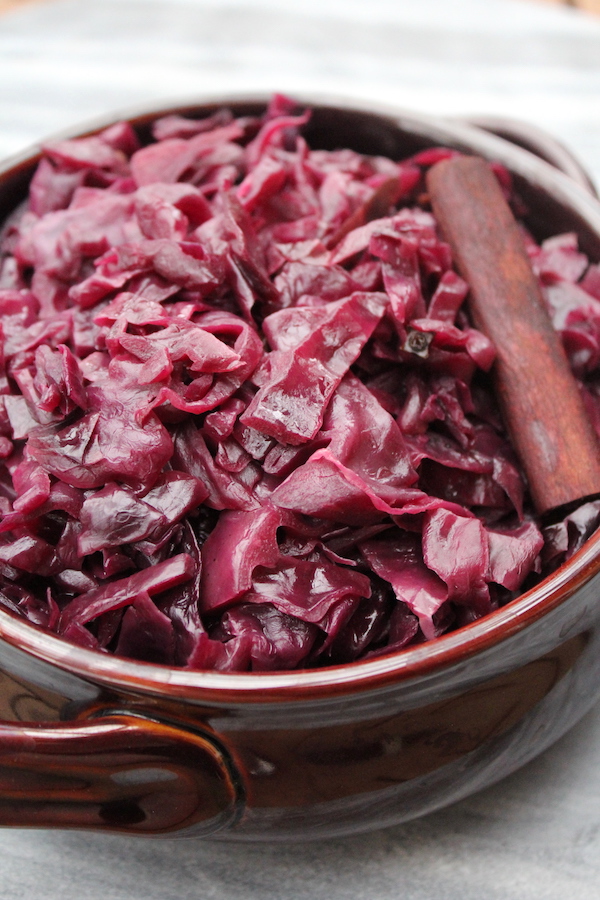 braised red cabbage danish style