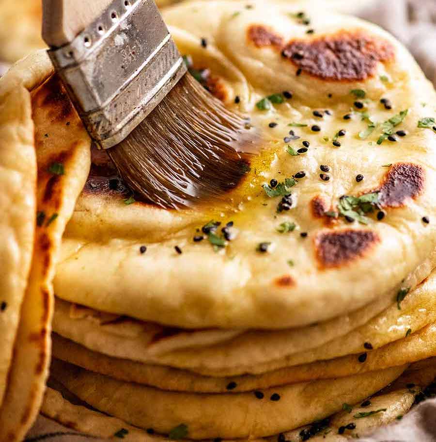 bread without oven how to make homemade indian naan bread