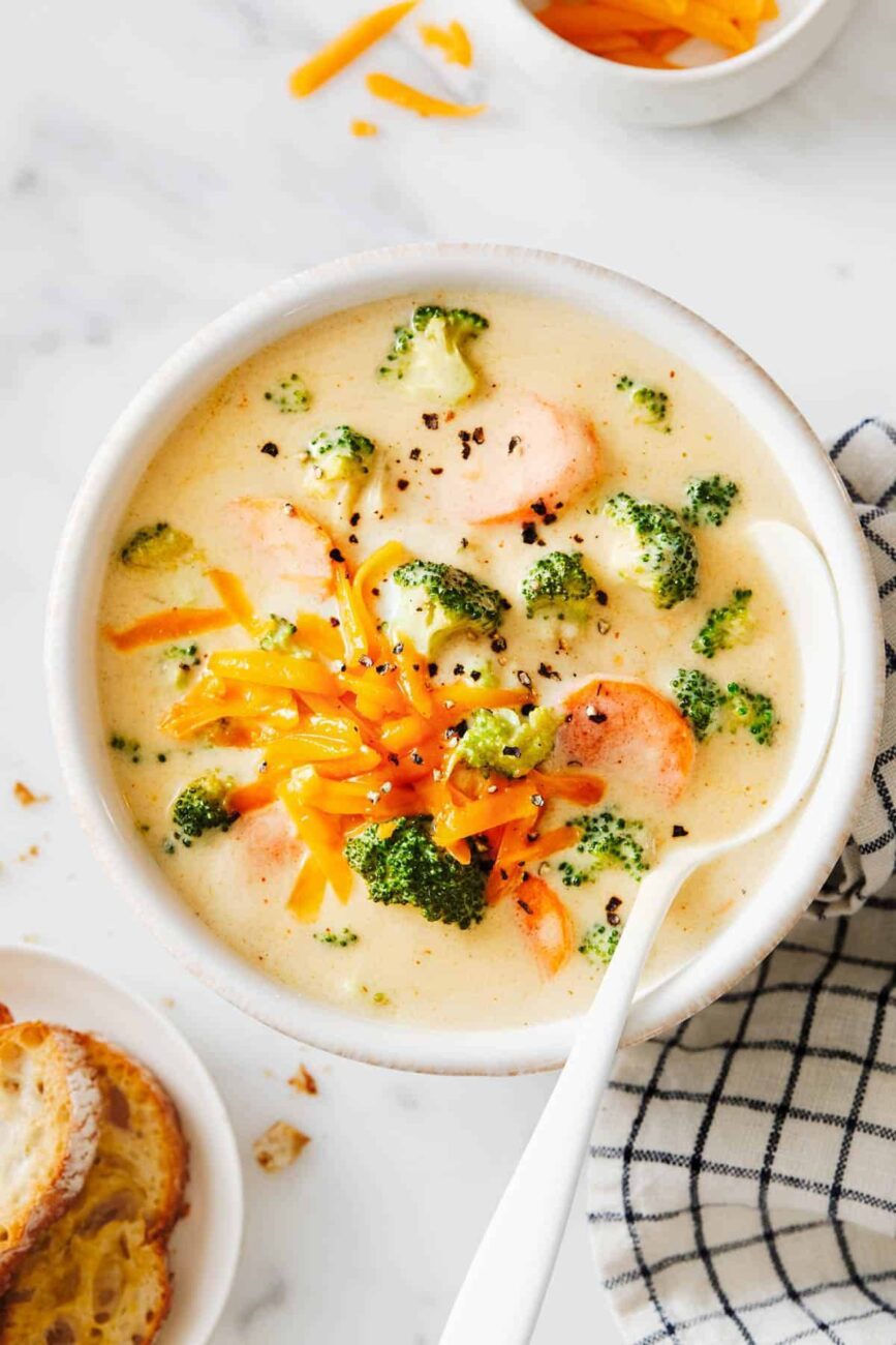 broccoli cheese soup for children