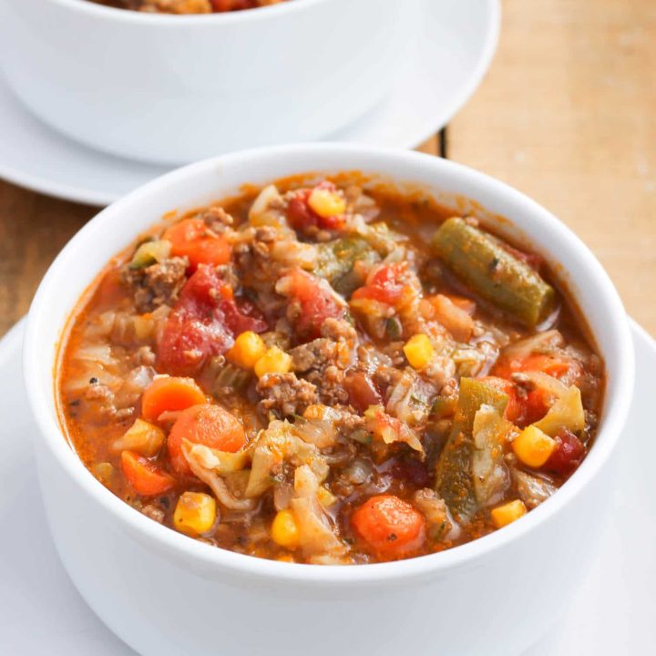 cabbage soup with beans