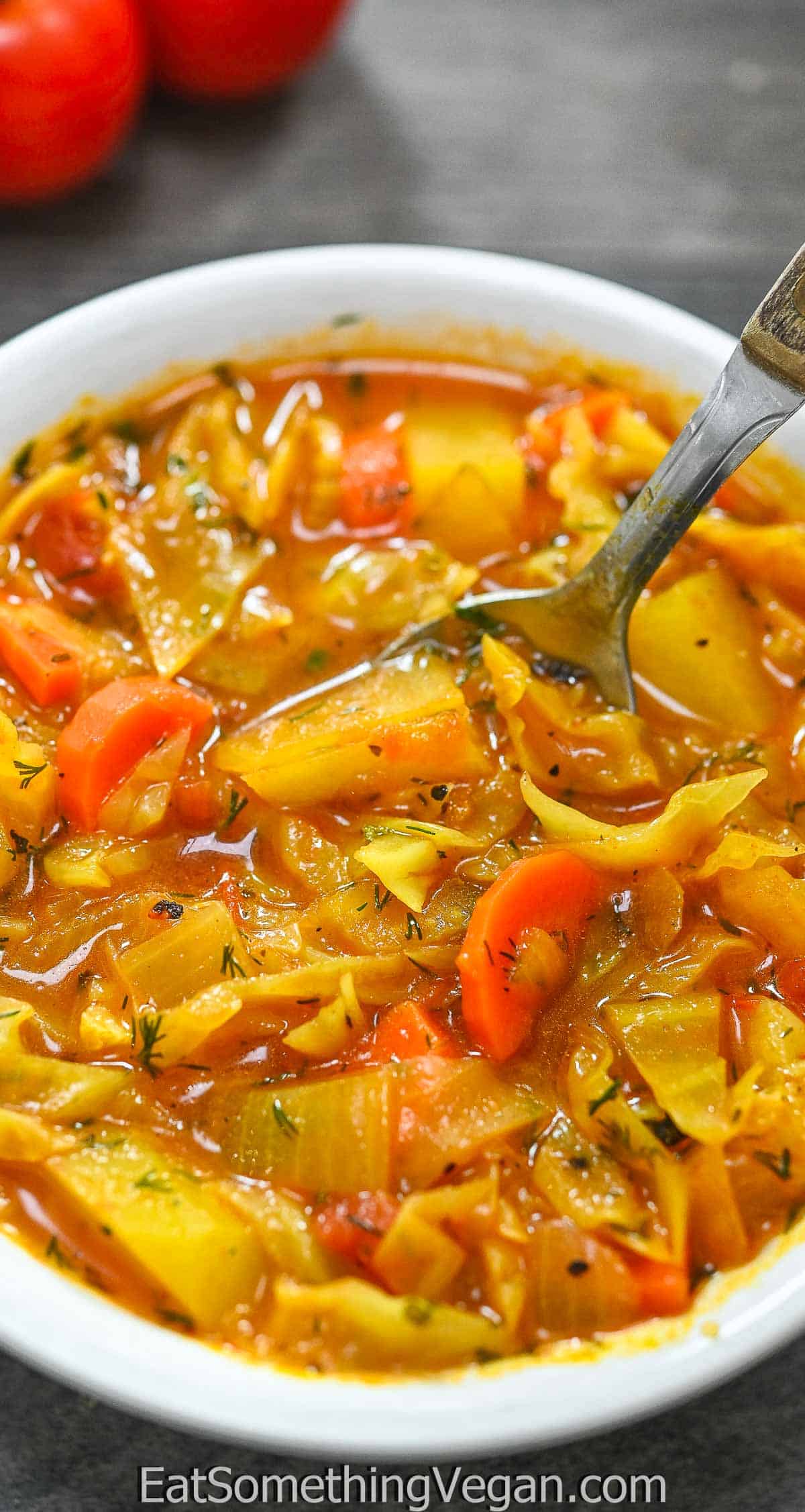 cabbage soup with mushrooms