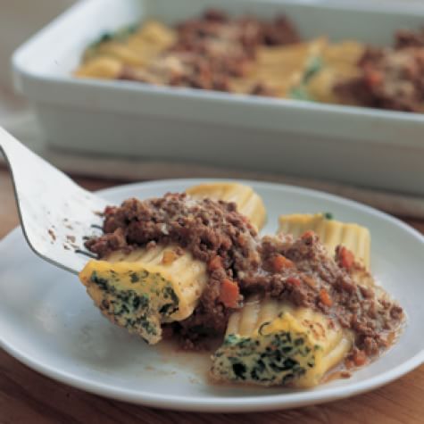 cannelloni with bolognese sauce