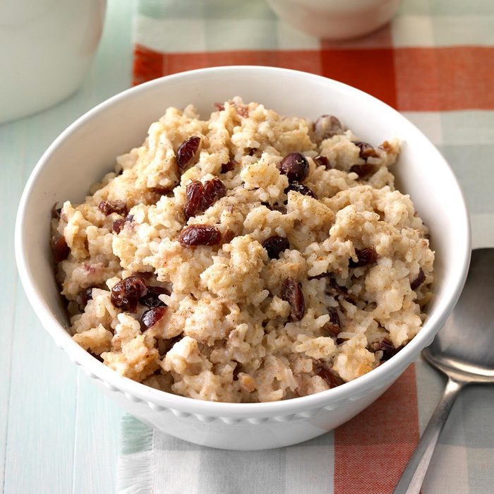 cherry rice pudding