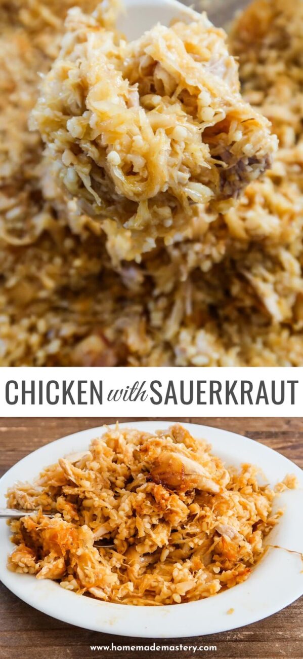 chicken on sauerkraut