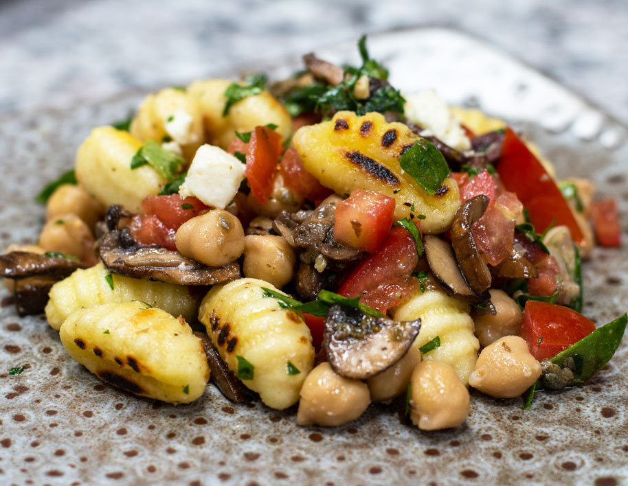 chickpeas with mushrooms