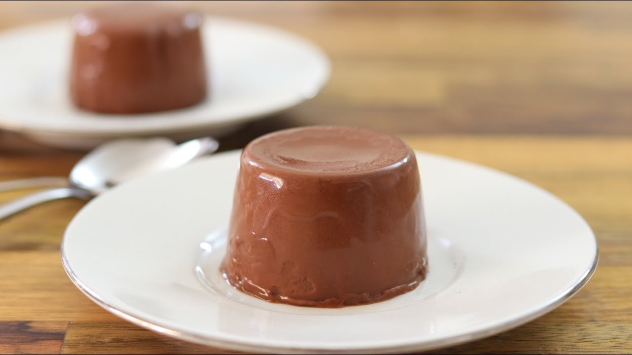 chocolate panna cotta