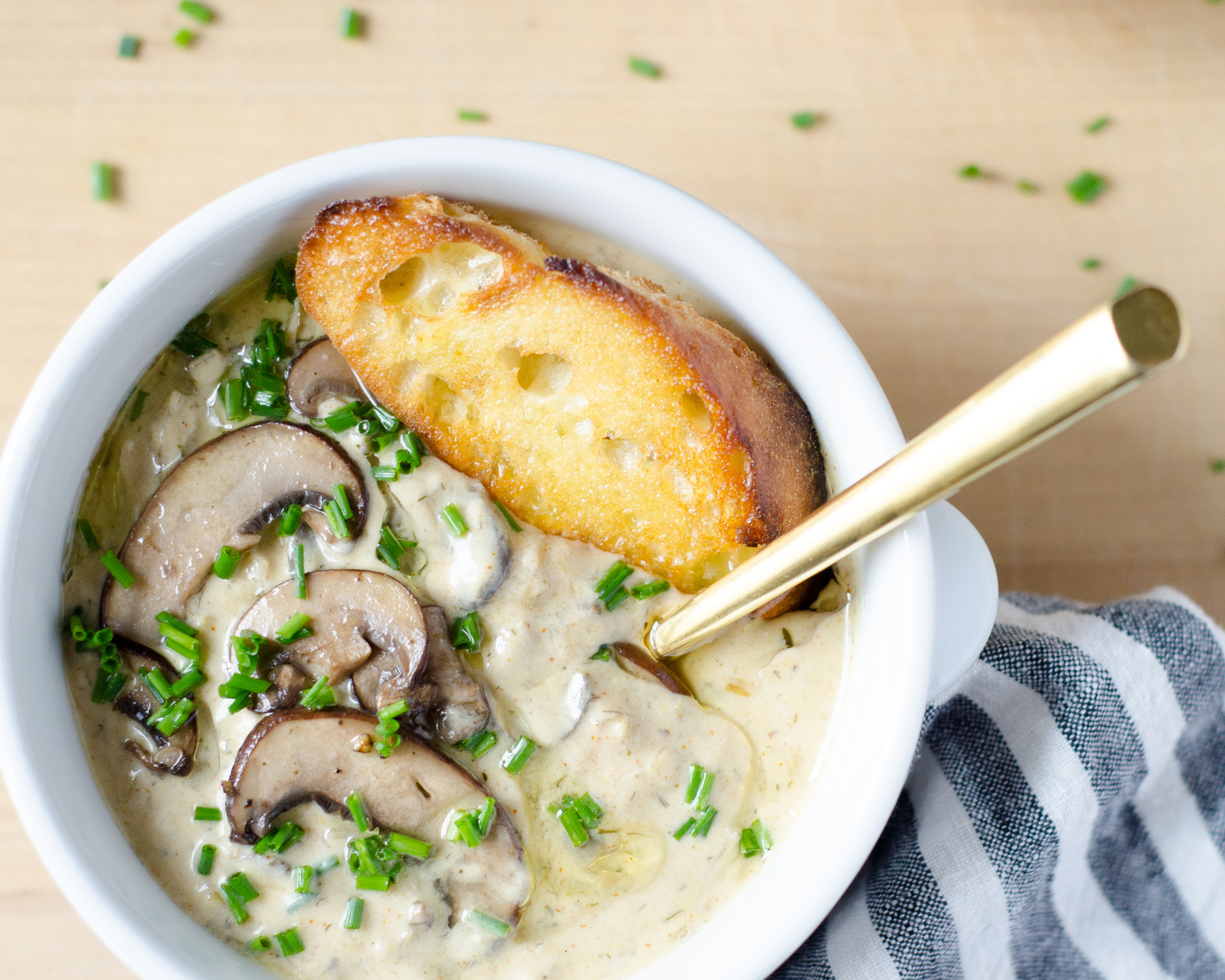 creamy mushroom soup