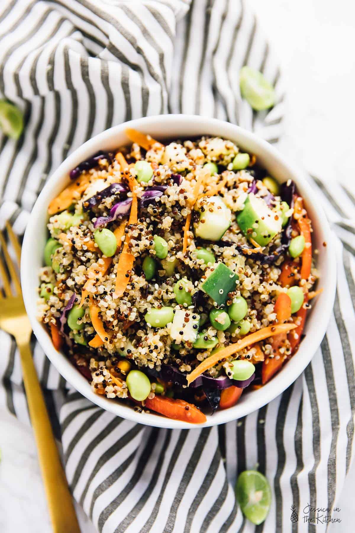 crispy quinoa salad