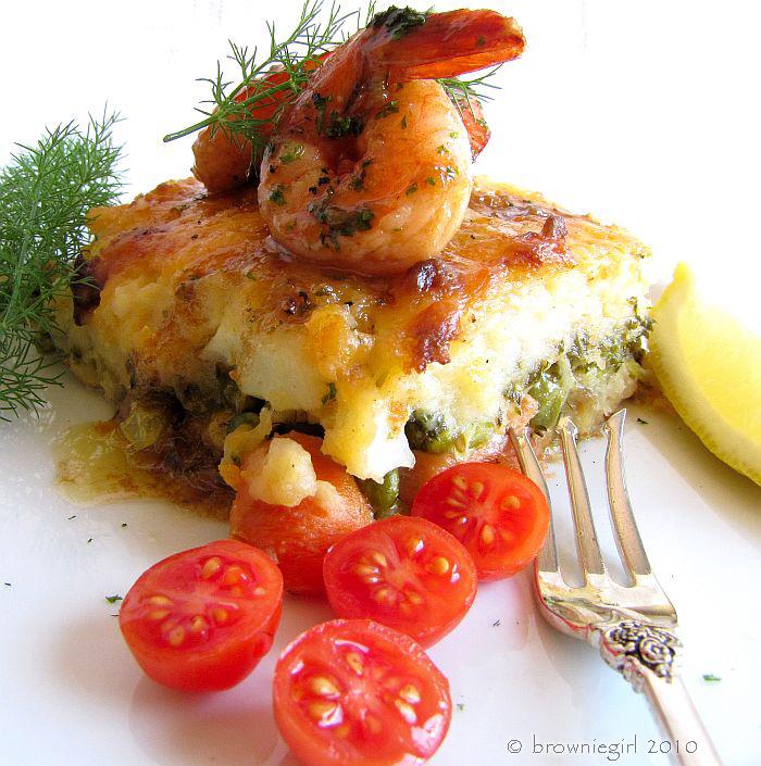 deluxe fish pie