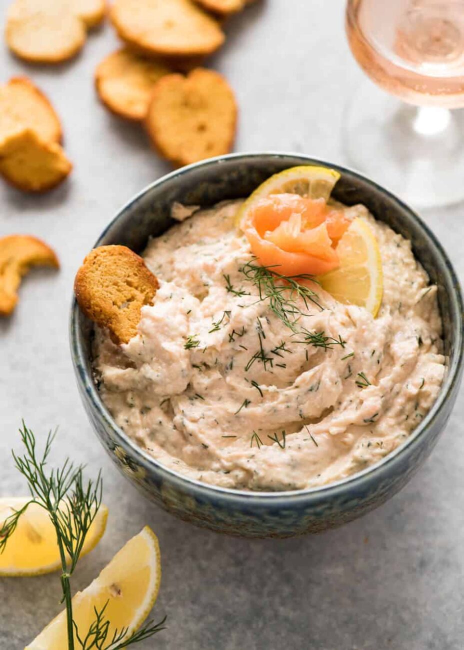 fake salmon spread