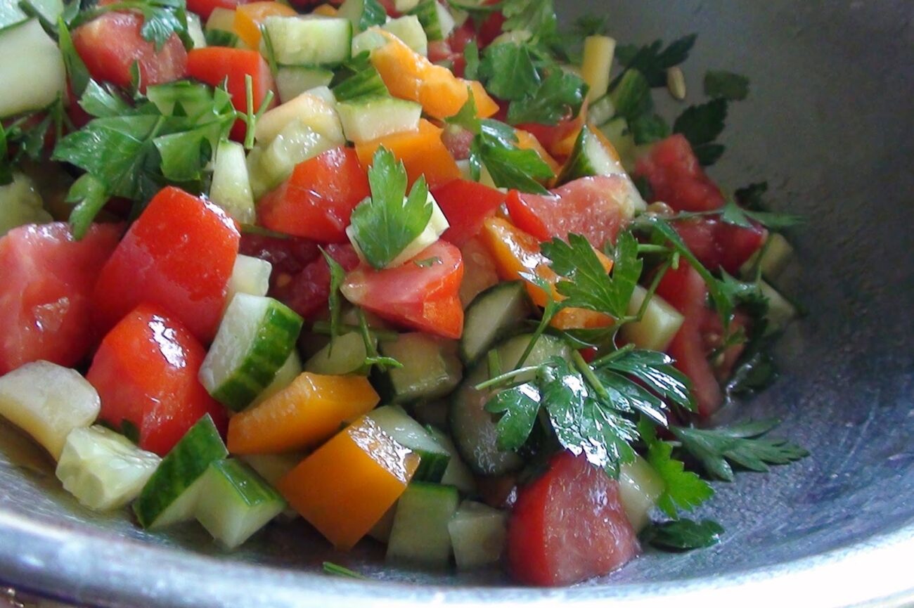 field cucumber salad