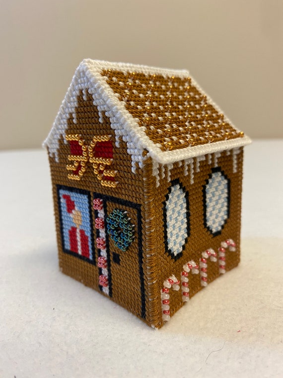 gingerbread house cross stitch