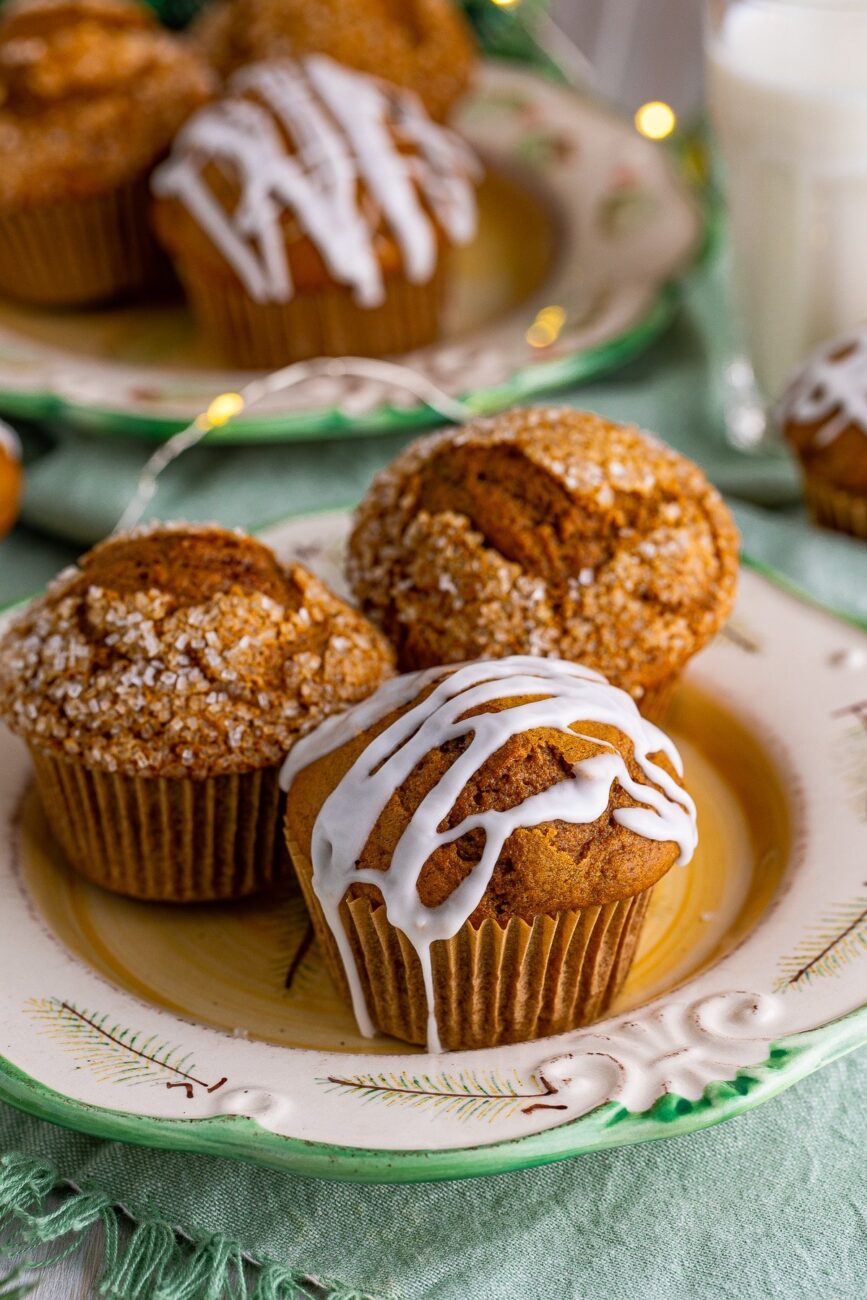 gingerbread muffins