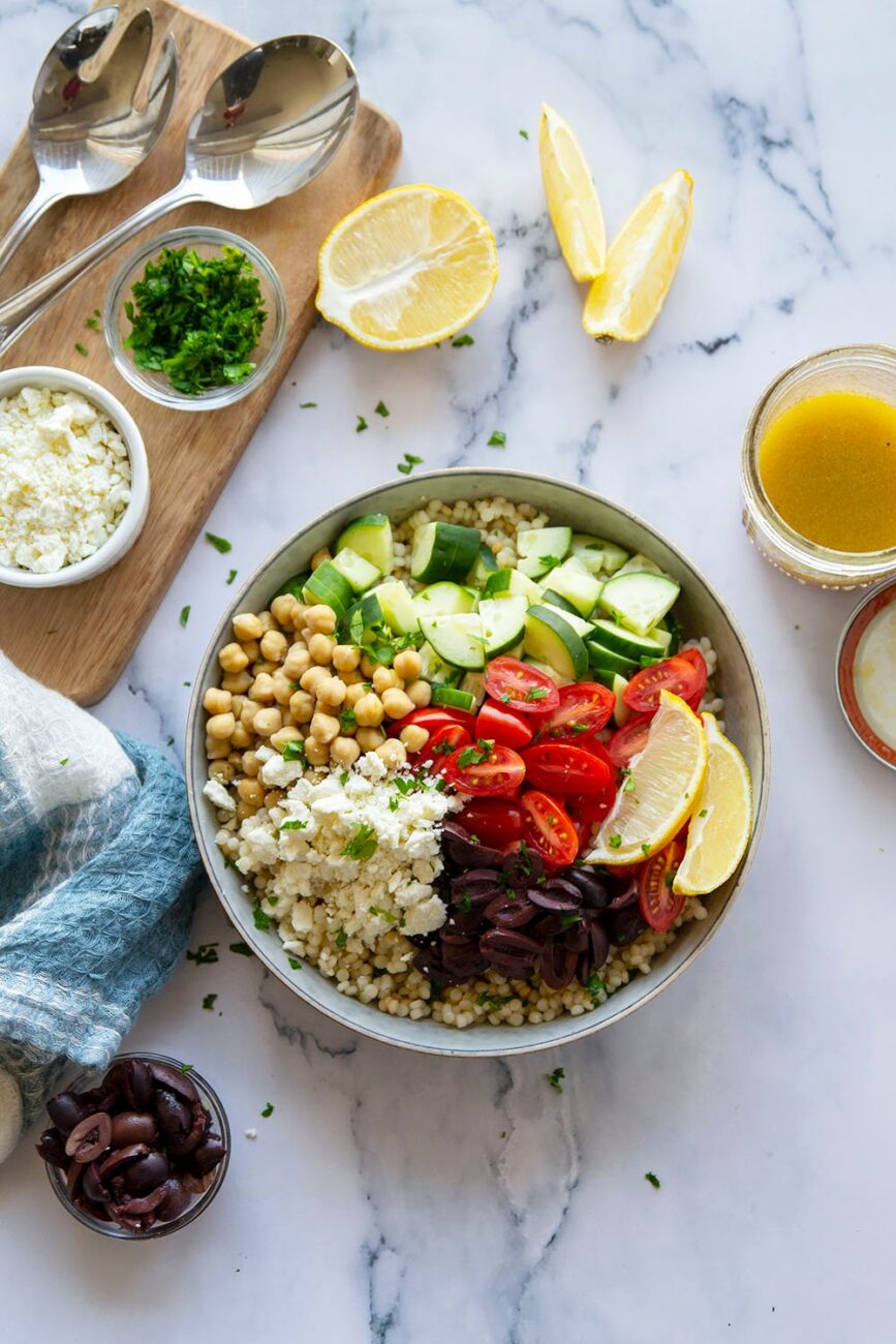 greek couscous salad 1