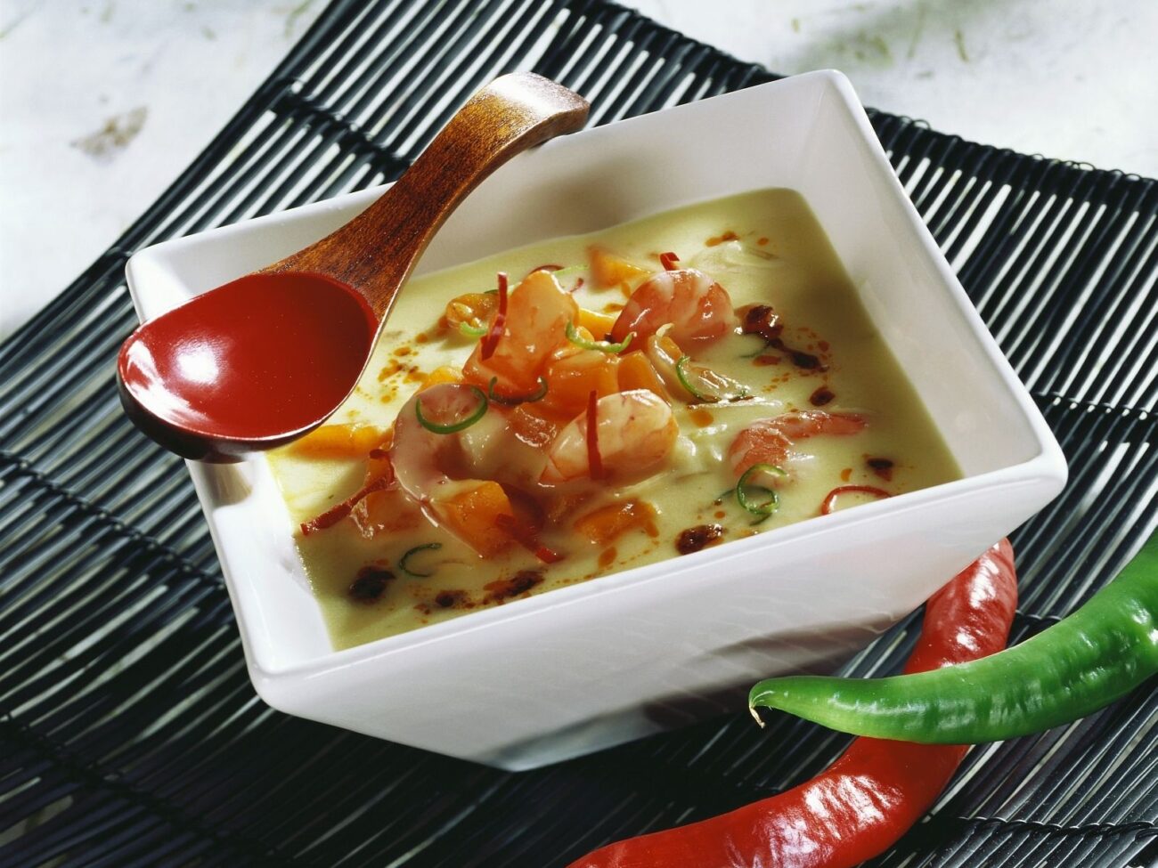 hokkaido soup with chilli pepper