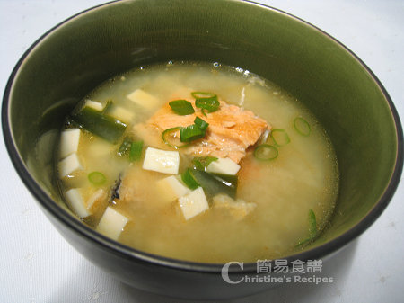 hokkaido soup with salmon