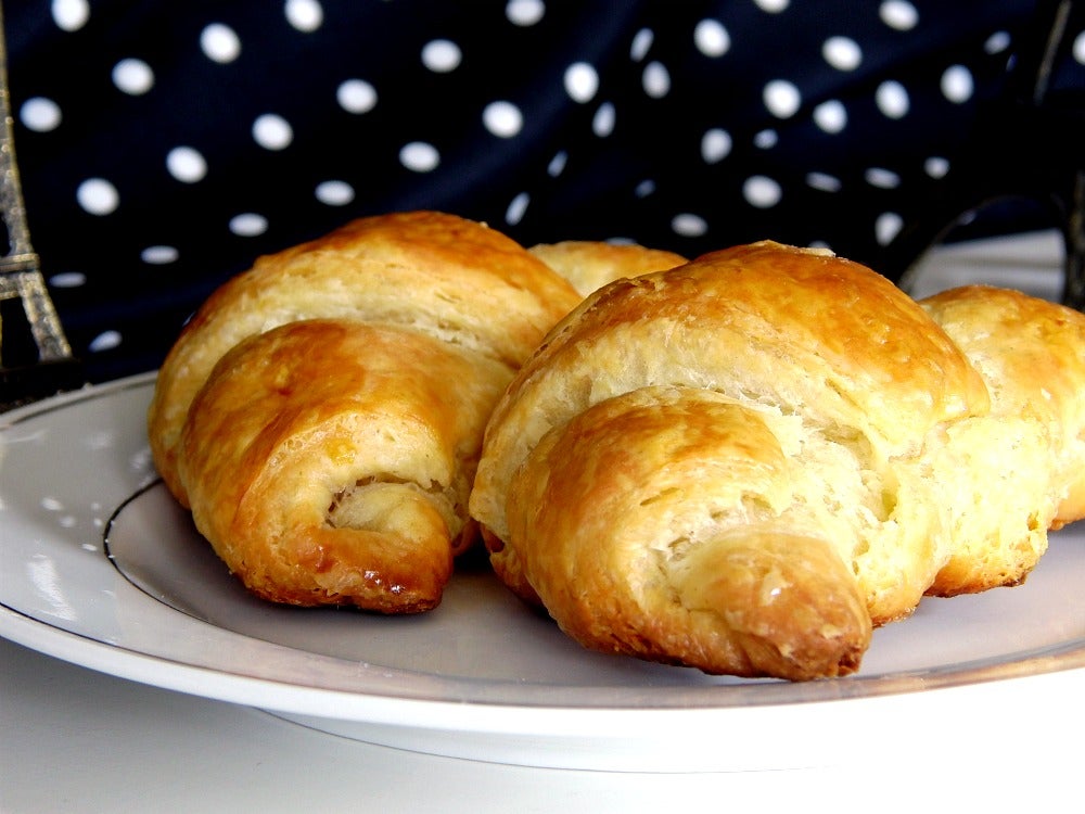 homemade butter croissants step by step