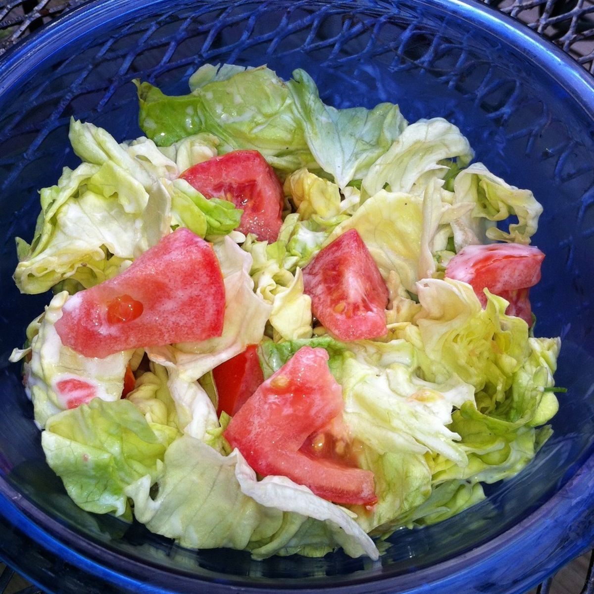 homemade mixed mayonnaise with tomato