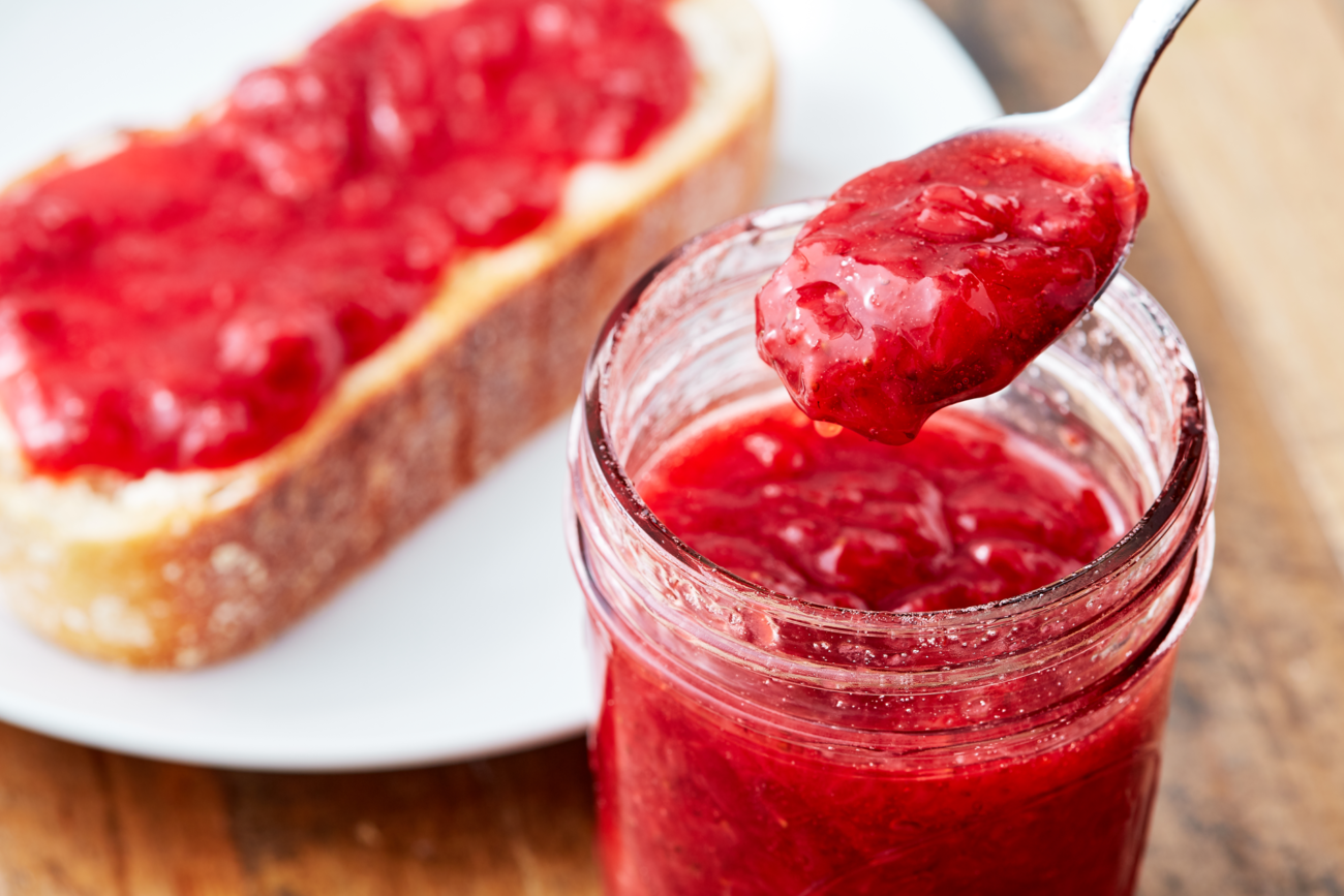 homemade strawberry jam