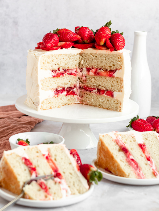 honey cakes with delicious cream and whipped cream