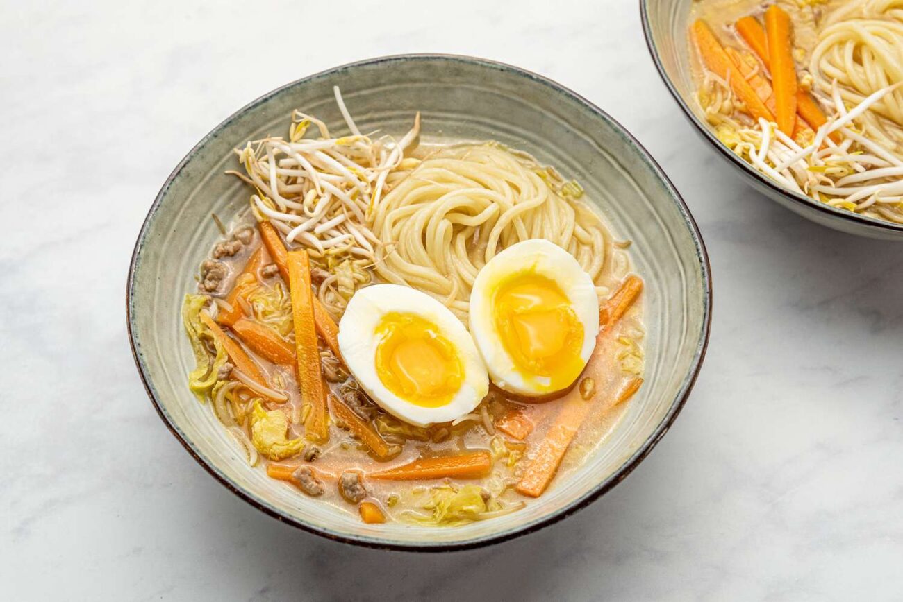 japanese miso ramen soup