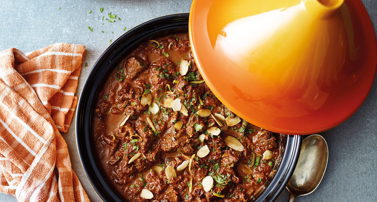 moroccan lamb or beef tagine recipe with cardoon