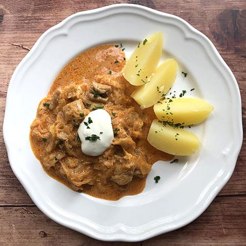 mushroom szeged goulash