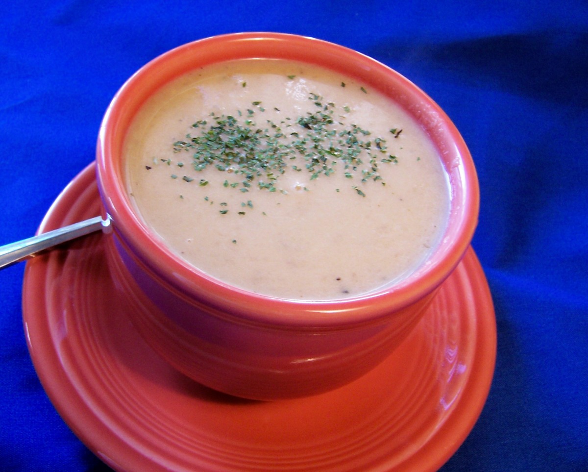 onion soup with cream