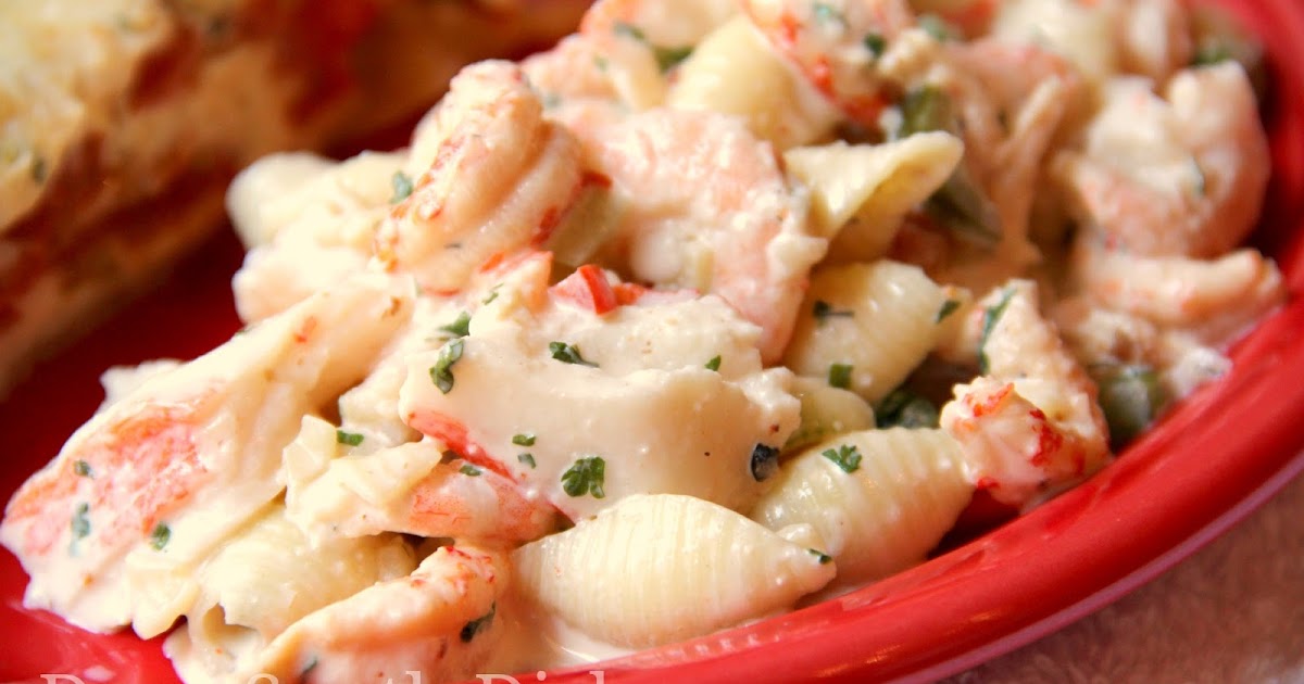 pasta salad with seafood