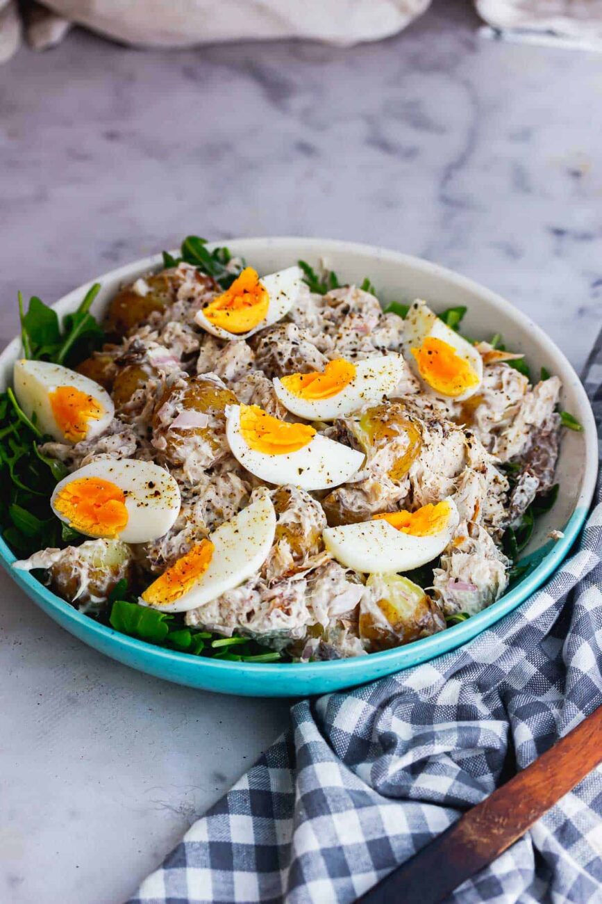 potato and mackerel salad complete and seasonal recipe